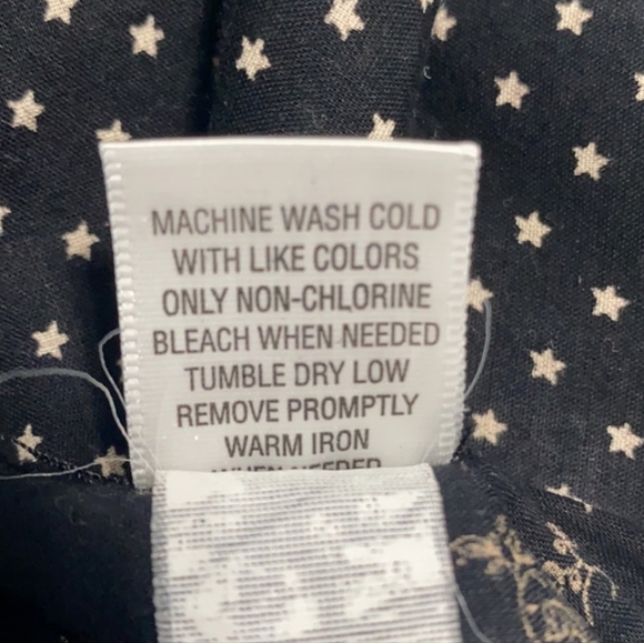 Converse One Star Black Cotton Polka Dot Floral Spaghetti Strap Tank Top Size XS - Picture 5 of 5